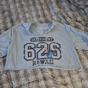 Disney 🖤 Stitch Blue Graphic Tee (658)